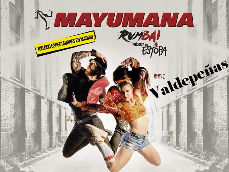 Mayumaná llega hoy a Valdepeñas, con música de Estopa, tras su éxito en la Gran Vía de Madrid