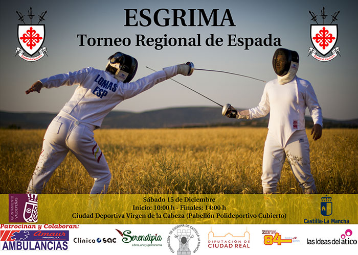 Valdepeñas se convierte este sábado en escenario del Torneo Regional de Esgrima