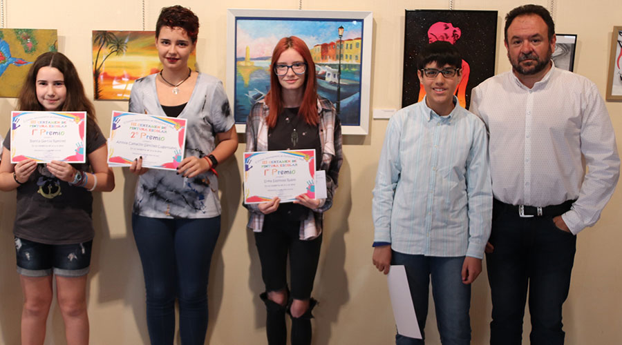 Los ganadores del ‘III Certamen de pintura escolar’ reivindican el arte en las aulas