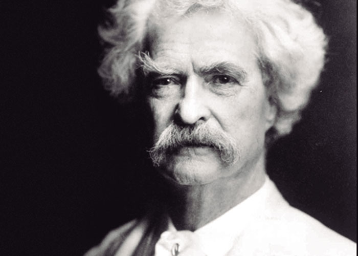 Mark Twain… Dios sabe dónde
