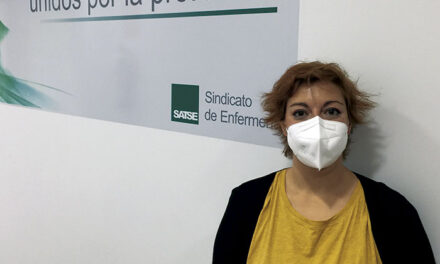 Sara Oropesa Fernández, responsable provincial del Sindicato de Enfermería (SATSE) en Ciudad Real