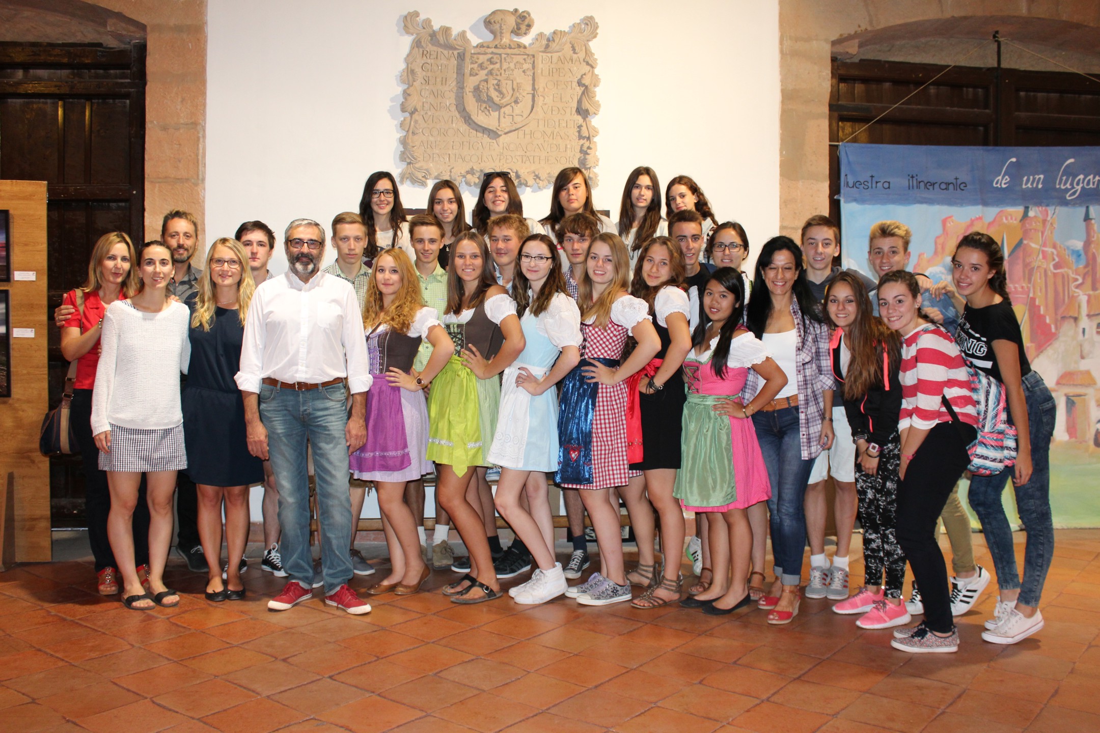 Estudiantes de Alemania visitan Villanueva de los Infantes en un intercambio con alumnado del IES Ramón Giraldo