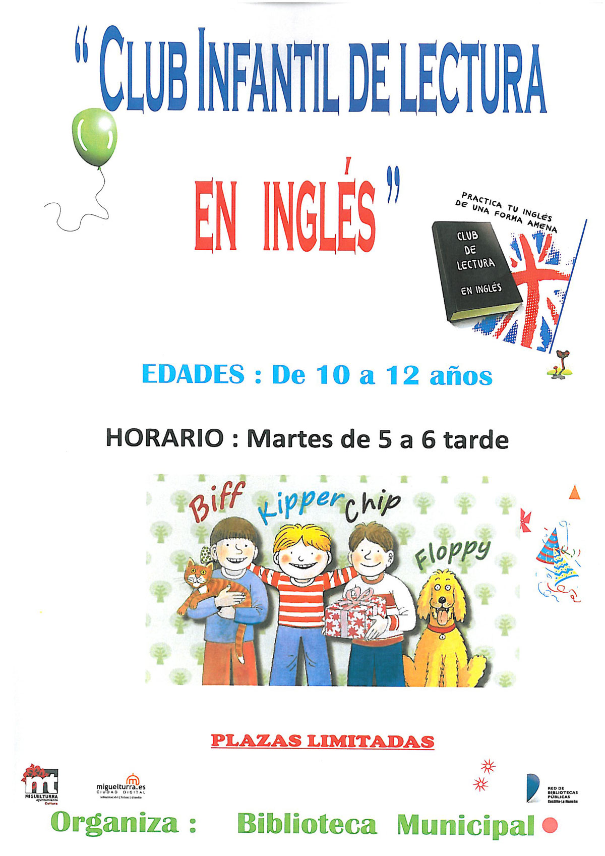 Club infantil de lectura en inglés
