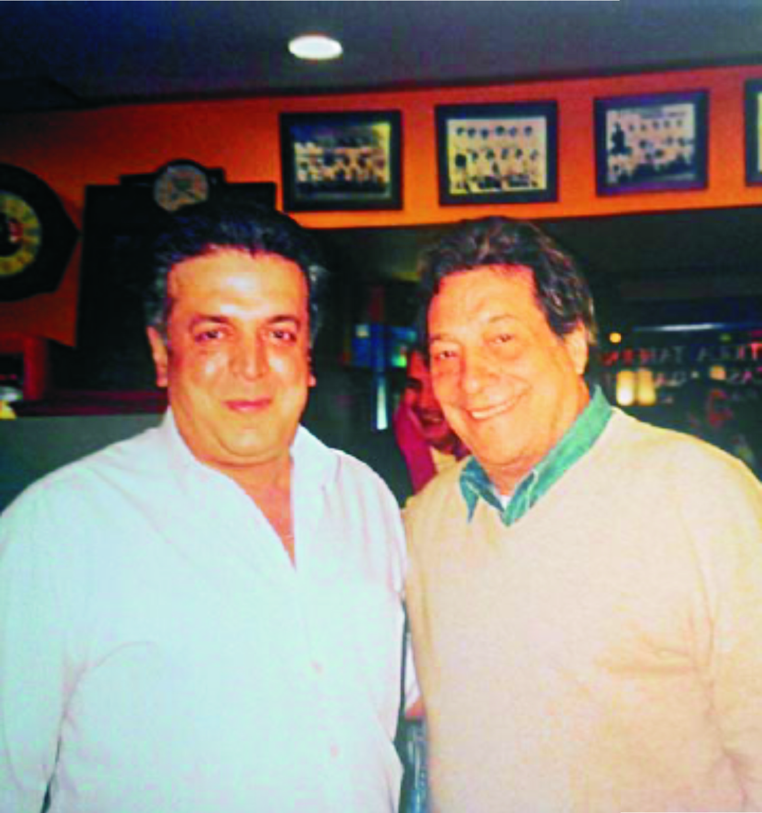 Jose Luis Álvarez junto al actor Sancho Gracia