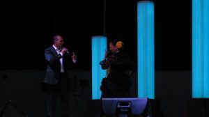 Espectáculo de variedades en las fiestas de Manzanares