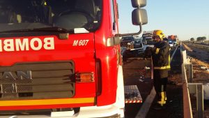 Grave accidente en la A-4 a su paso por Manzanares