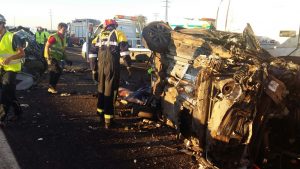 Grave accidente en la A-4 a su paso por Manzanares