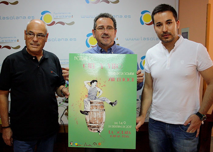 El XIII Festival de Cine y Vino «Ciudad de La Solana» presenta su imagen oficial, obra de Lourdes Alhambra