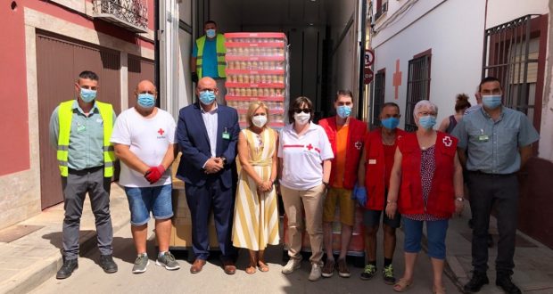 Mercadona entrega más de 5.500 kilos de alimentos de primera necesidad a entidades sociales como Cruz Roja Manzanares