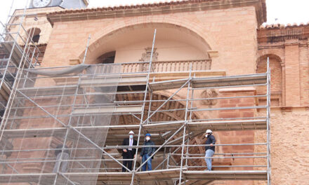 Los trabajos de restauración de la iglesia de la Asunción, al 80 por ciento