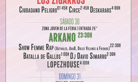 Los Zigarros, Arkano y Antílopez, cabezas de cartel del Festivaldepeñas 2022
