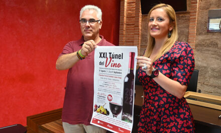 El XXI Túnel del Vino llega del 31 de agosto al 3 de septiembre, a las Fiestas de la Vendimia y el Vino de Valdepeñas