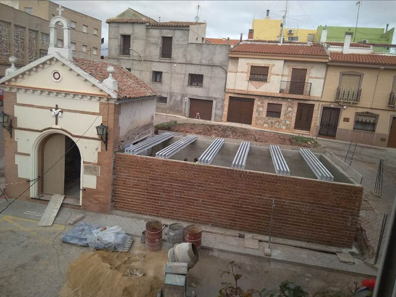Las obras de El Calvario continúan a buen ritmo