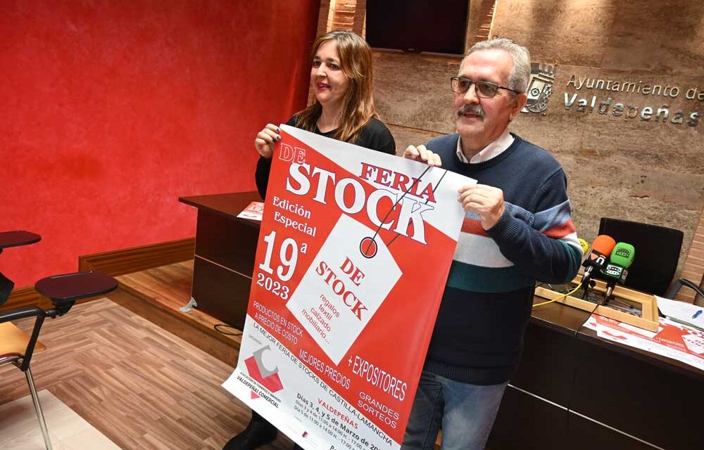 <strong>La 19ª Feria del Stock de Valdepeñas se celebrará los días 3, 4 y 5 de marzo</strong>