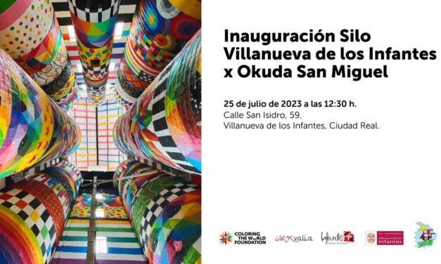 Inauguración del Silo de Villanueva de los Infantes, un nuevo Museo intervenido artísticamente por Okuda San Miguel