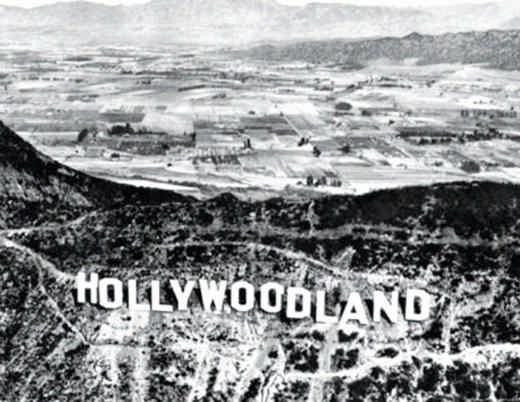 El cartel de Hollywood era originalmente “Hollywoodland”