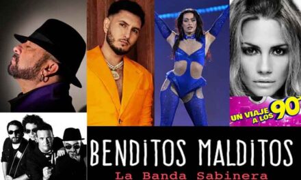El Barrio, Chanel, Omar Montes, Seguridad Social, Benditos Malditos, en las Fiestas del Vino de Valdepeñas