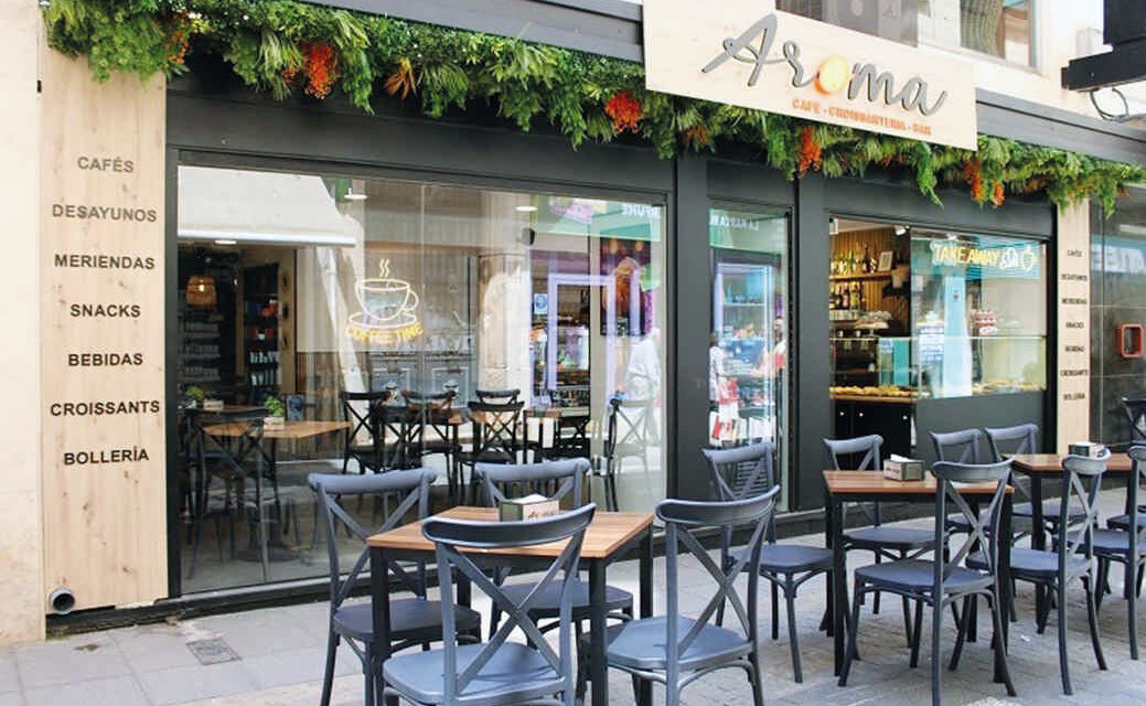 Cafetería Aroma (Valdepeñas). Un coqueto local lleno de aroma y sabor