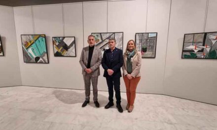 Jesús Martín inaugura la exposición ‘Óleos’, de Ibrahim Mota