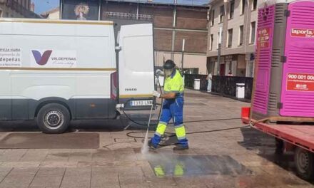 Más operarios de limpieza y baños públicos en las Fiestas del Vino de Valdepeñas