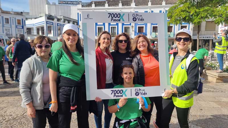 La caminata 7.000 pasos de ‘CLM x la vida’ da por clausuradas las XXXI Olimpiadas Senior de Valdepeñas