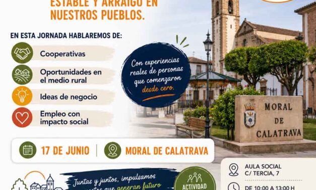 Enseñar a emprender y encontrar oportunidades de empleo, reto del “Desayuno Formativo” de INCISO Cuida2 en Moral de Calatrava