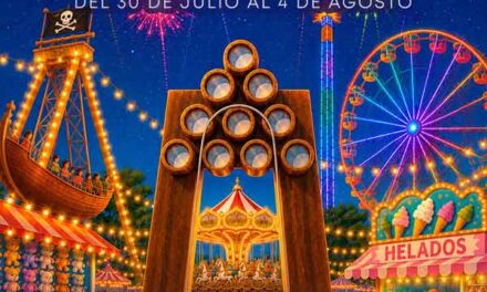 Una noria gigante de 40 metros presidirá la Feria de Agosto de Valdepeñas, que arranca este jueves