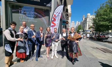 La Gran Vía de Madrid brinda por las Fiestas de la Vendimia y el Vino de Valdepeñas