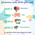 Un mes de agosto cargado de torneos en la Casa de la Juventud